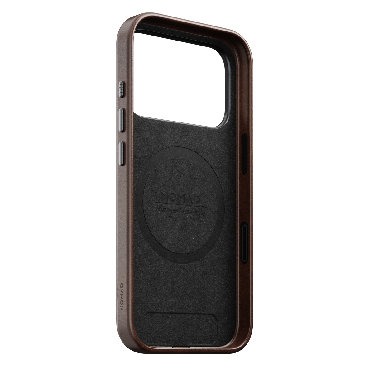 Traditional Horween Leather Case for iPhone 18 Pro 6.3 in Rustic Brown Horween - Nomad