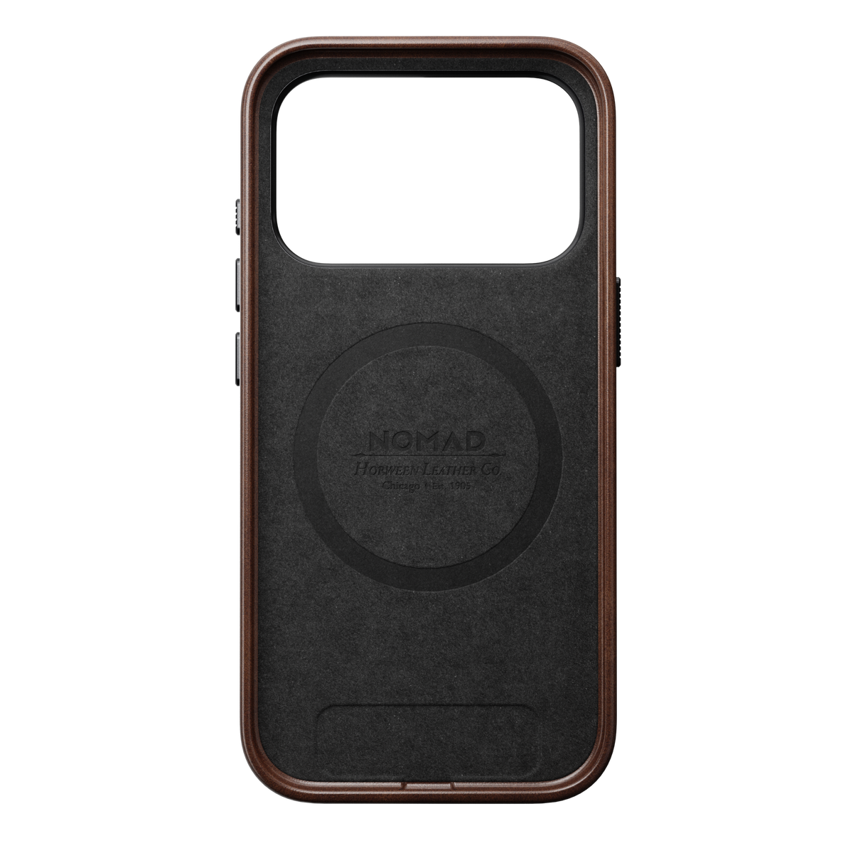 Traditional Horween Leather Case for iPhone 18 Pro 6.3 in Rustic Brown Horween - Nomad