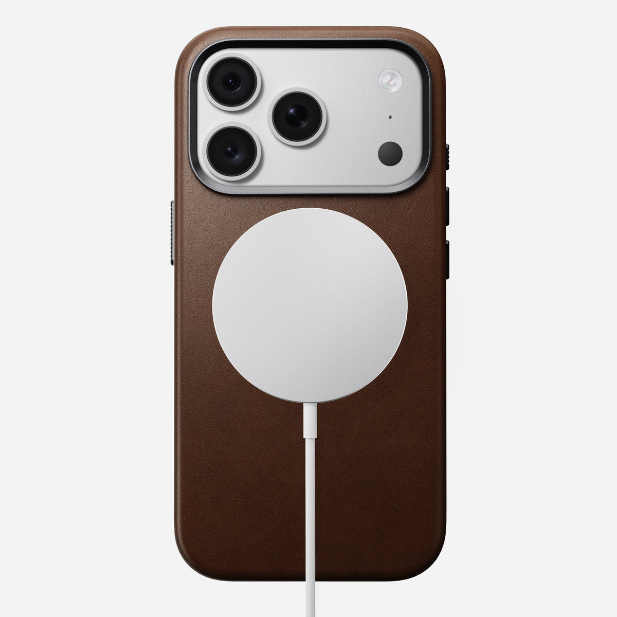 Traditional Leather Case for iPhone 18 Pro 6.3 in Brown Ecco - Nomad