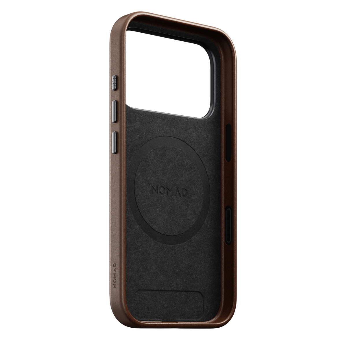 Traditional Leather Case for iPhone 18 Pro 6.3 in Brown Ecco - Nomad