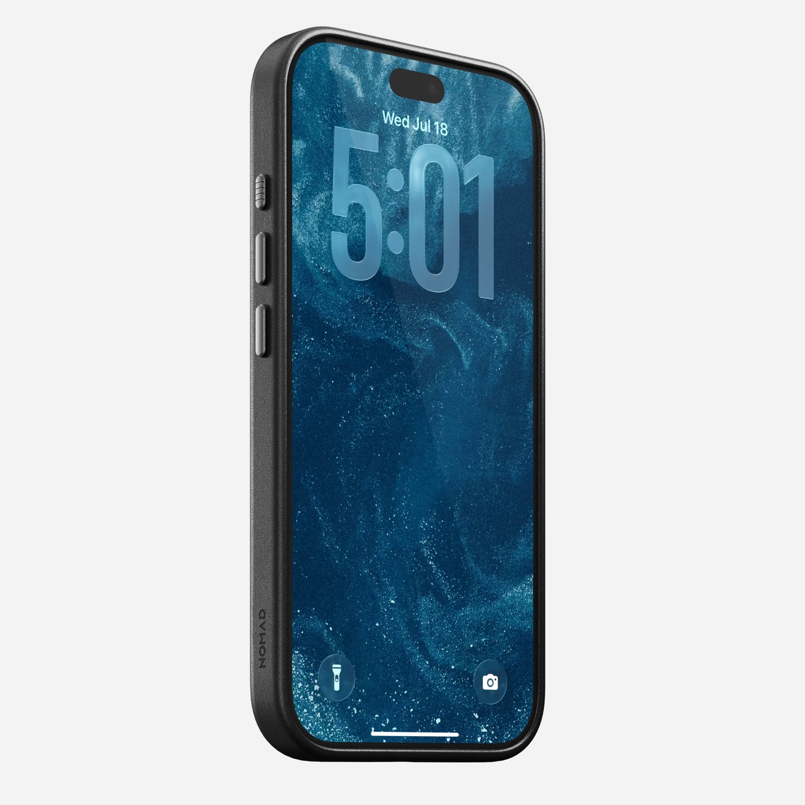Traditional Leather Case for iPhone 18 Pro 6.3 in Black Ecco - Nomad