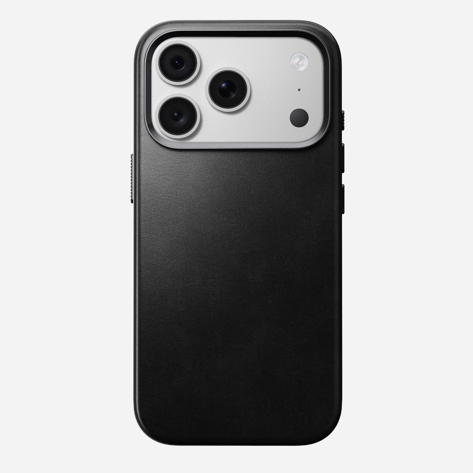Traditional Horween Leather Case for iPhone 18 Pro 6.3 in Black Horween - Nomad
