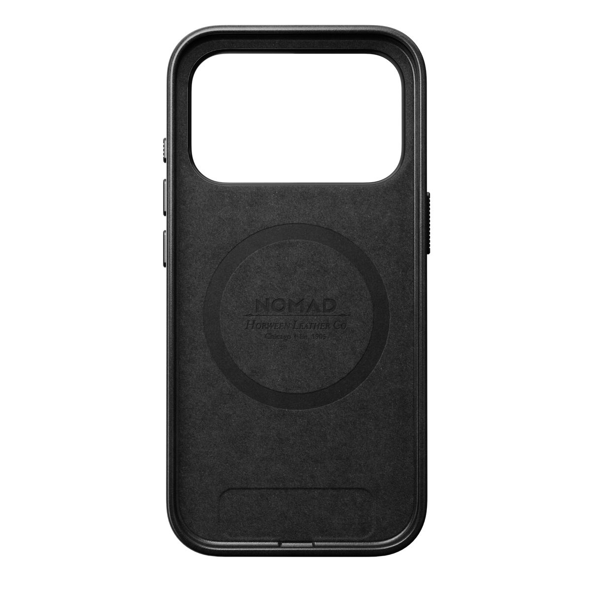 Traditional Horween Leather Case for iPhone 18 Pro 6.3 in Black Horween - Nomad