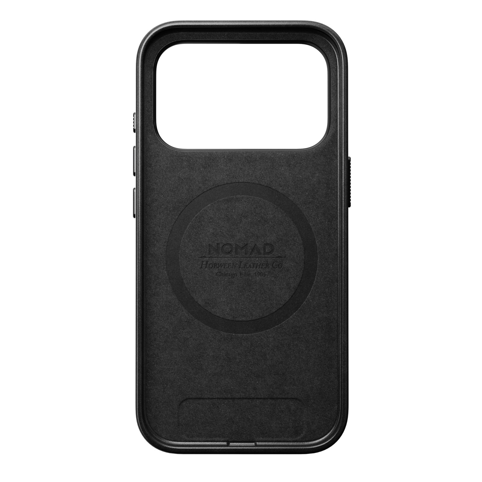 Traditional Horween Leather Case for iPhone 18 Pro 6.3 in Black Horween - Nomad