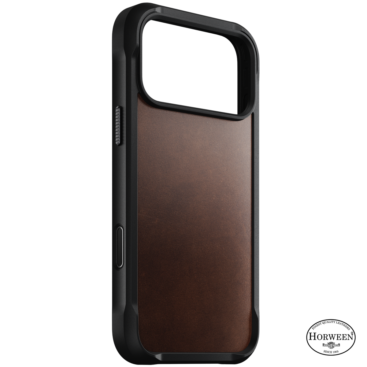Rugged Horween Leather Case for iPhone 18 Pro Max 6.9 in Rustic Brown Horween - Nomad