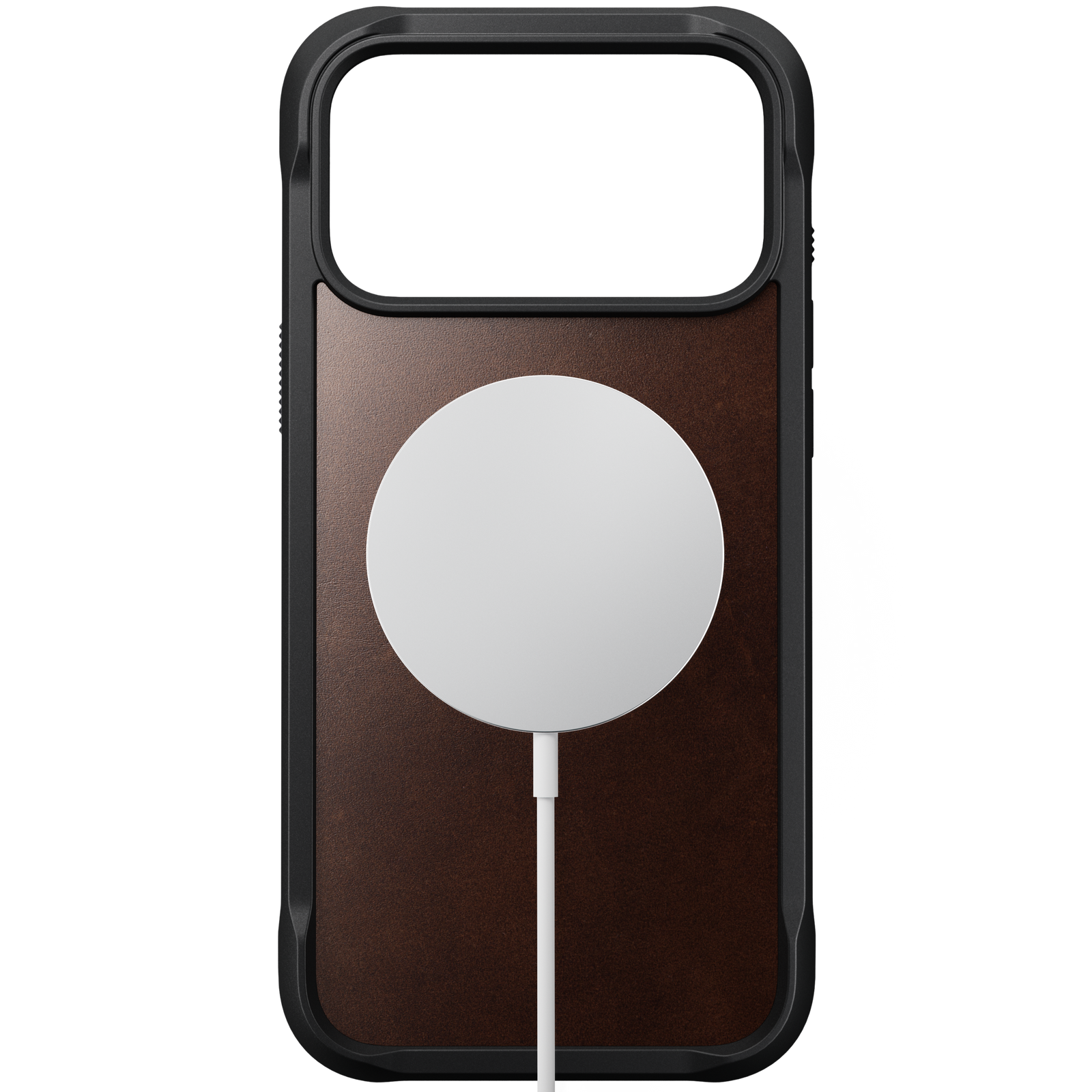 Rugged Horween Leather Case for iPhone 18 Pro Max 6.9 in Rustic Brown Horween - Nomad