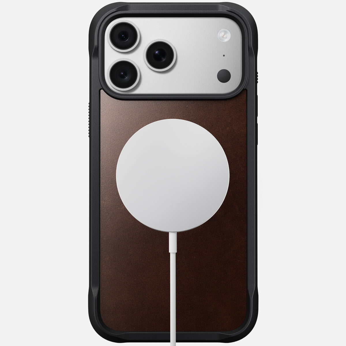 Rugged Horween Leather Case for iPhone 18 Pro Max 6.9 in Rustic Brown Horween - Nomad