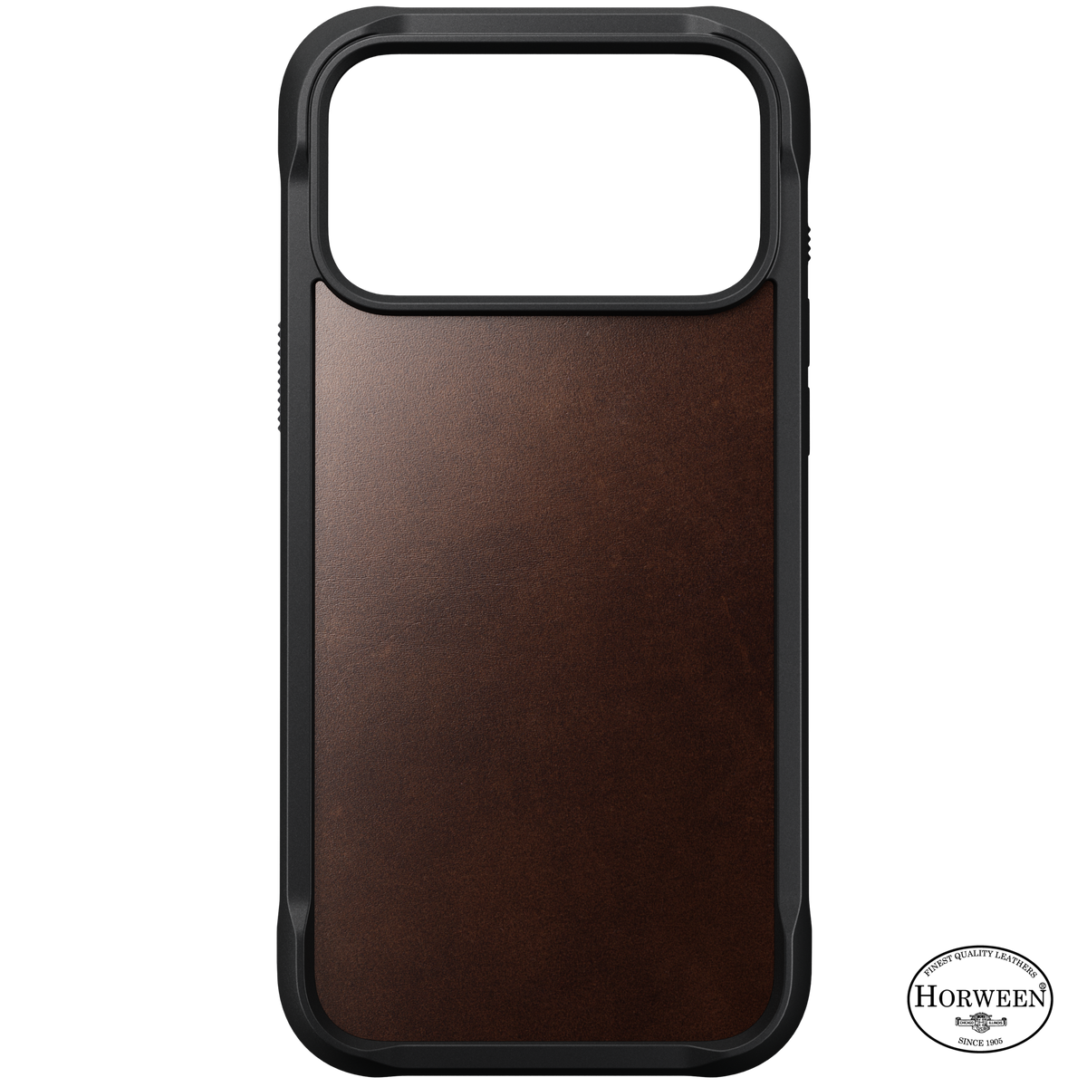 Rugged Horween Leather Case for iPhone 18 Pro Max 6.9 in Rustic Brown Horween - Nomad