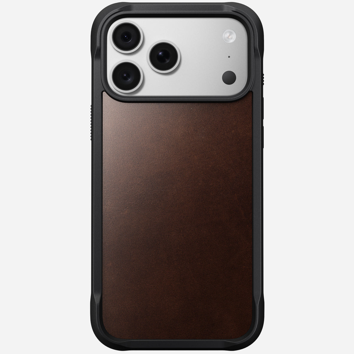 Rugged Horween Leather Case for iPhone 18 Pro Max 6.9 in Rustic Brown Horween - Nomad