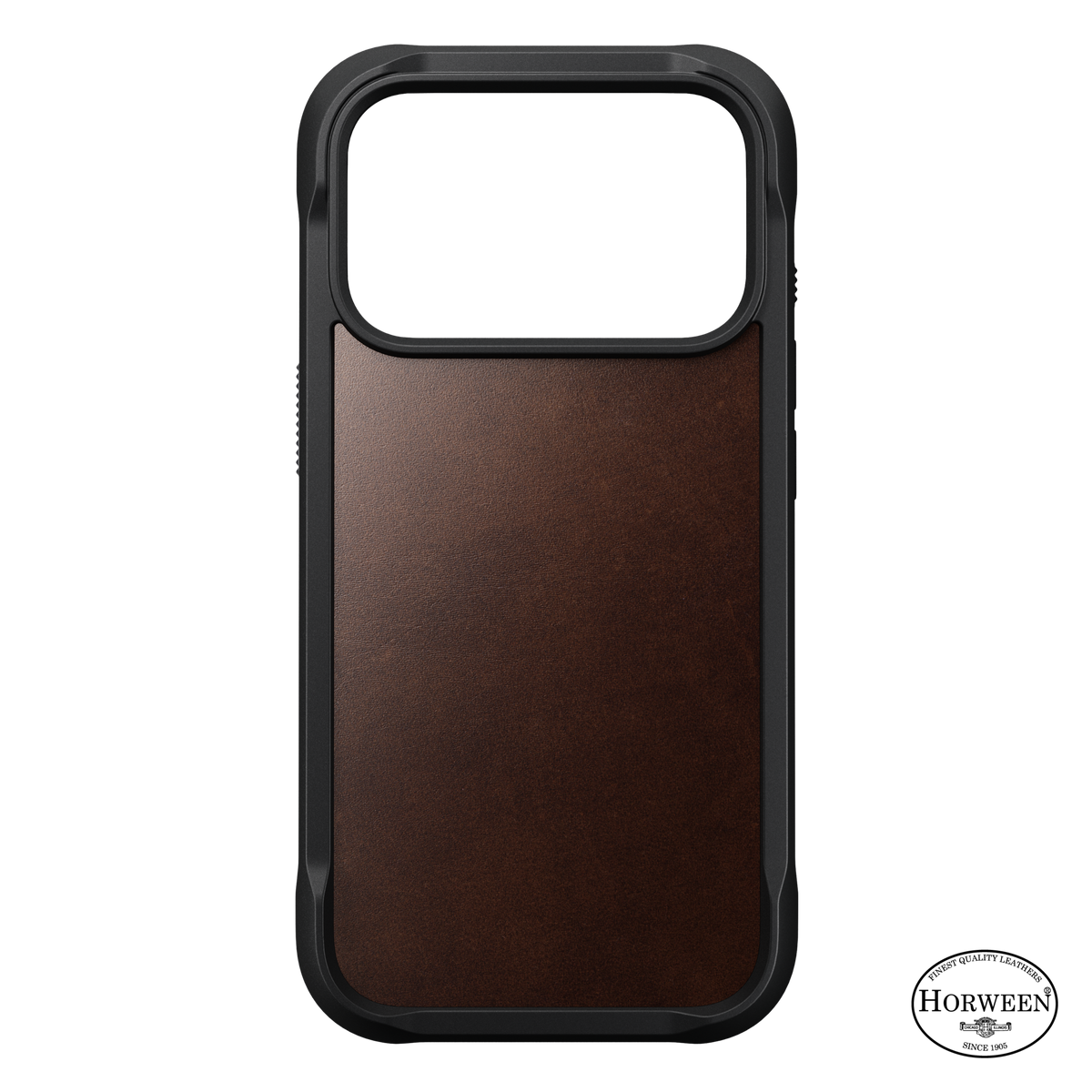 Rugged Horween Leather Case for iPhone 18 Pro 6.3 in Rustic Brown Horween - Nomad