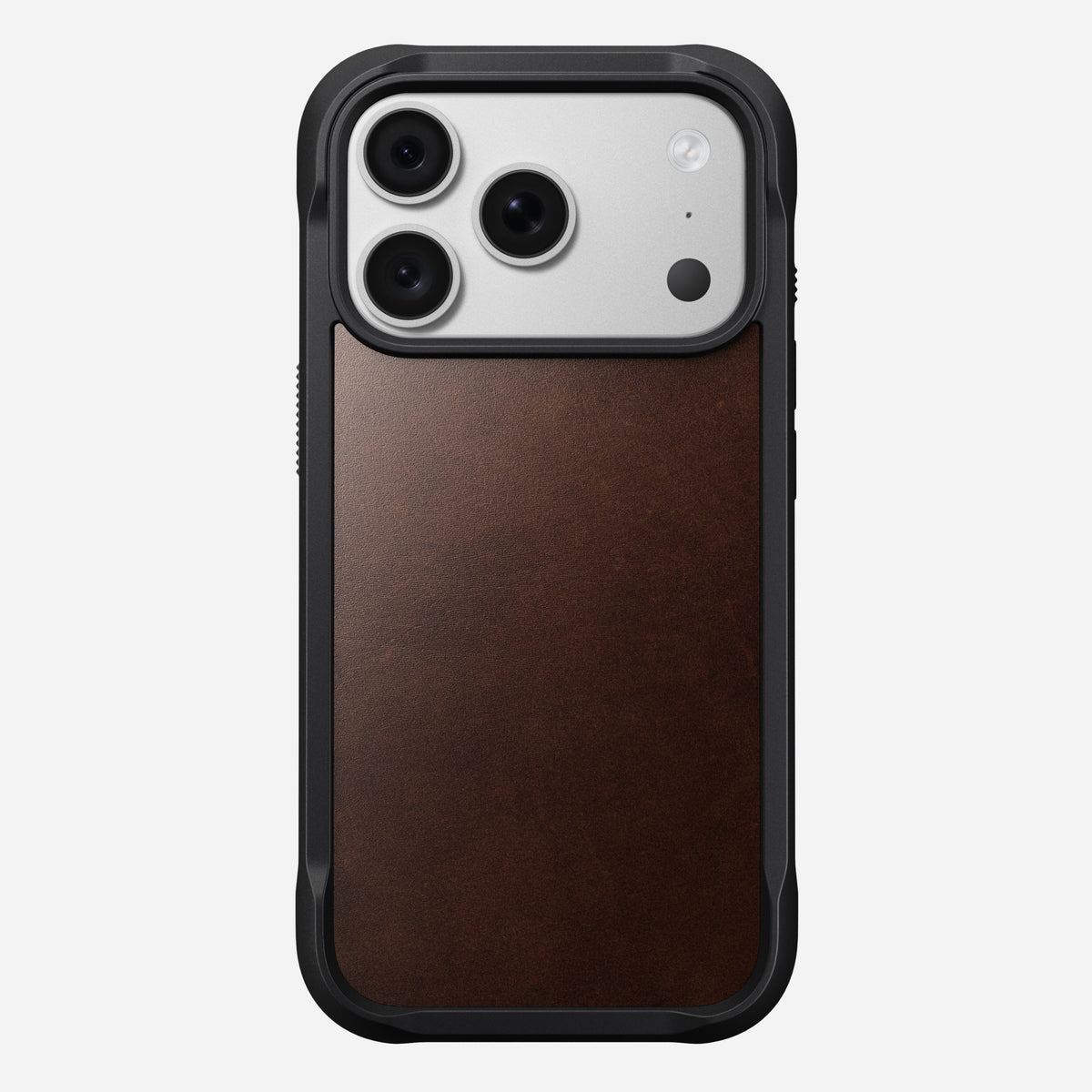Rugged Horween Leather Case for iPhone 18 Pro 6.3 in Rustic Brown Horween - Nomad