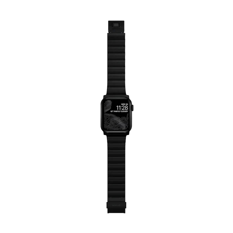 Nomad Titanium Apple Metal Watch Band 38 - 42m - Black hardware