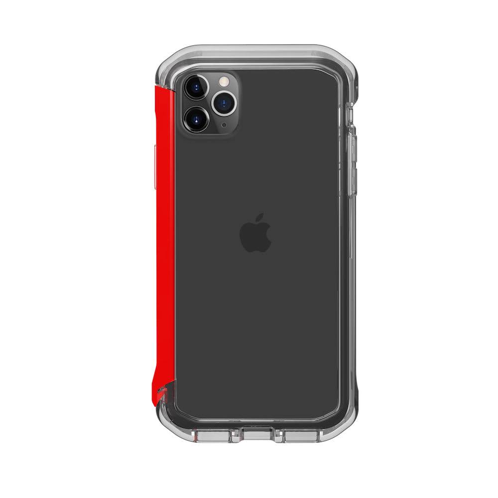 Element Case Rail Protective Slim Bumper Case For iPhone 11 Pro - Clear Red