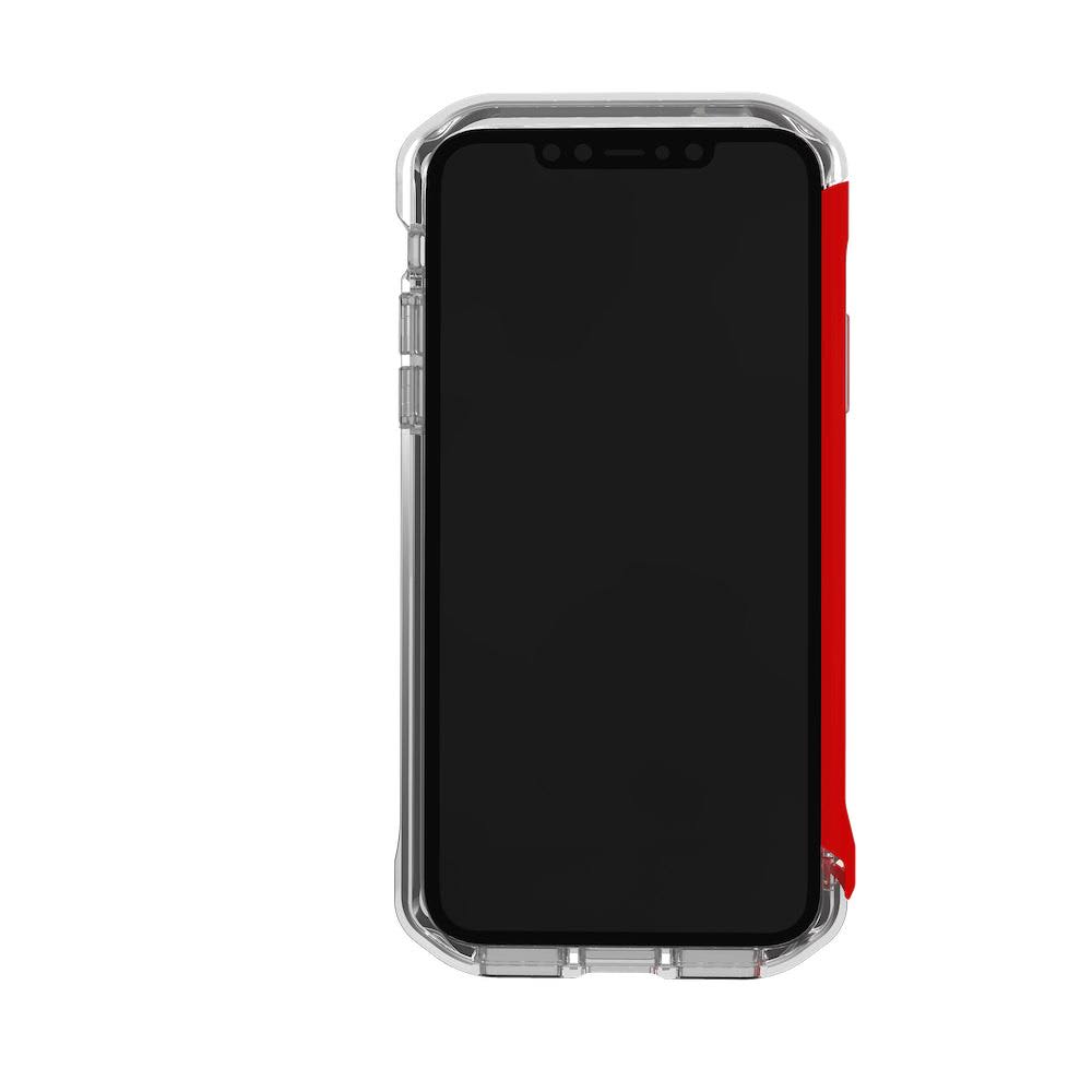 Element Case Rail Protective Slim Bumper Case For iPhone 11 Pro - Clear Red