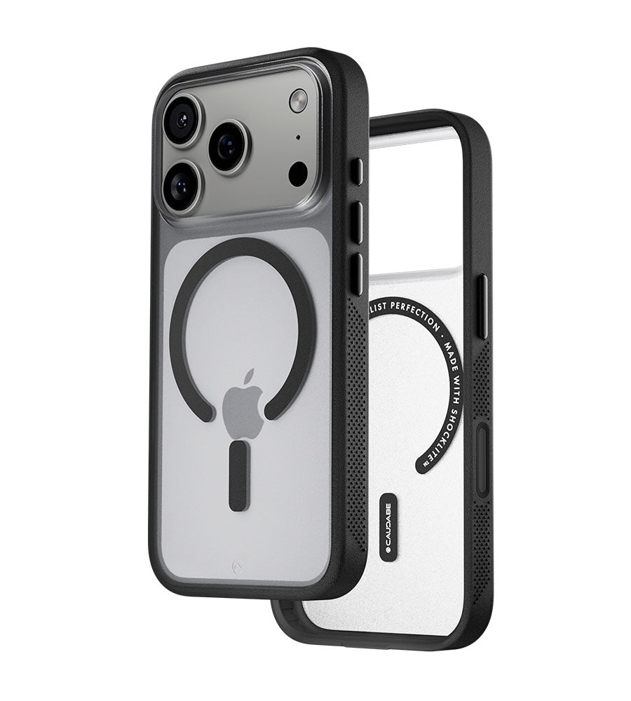 Synthesis Open Slim Case MagSafe iPhone 18 Pro 6.3 in Obsidian - Caudabe