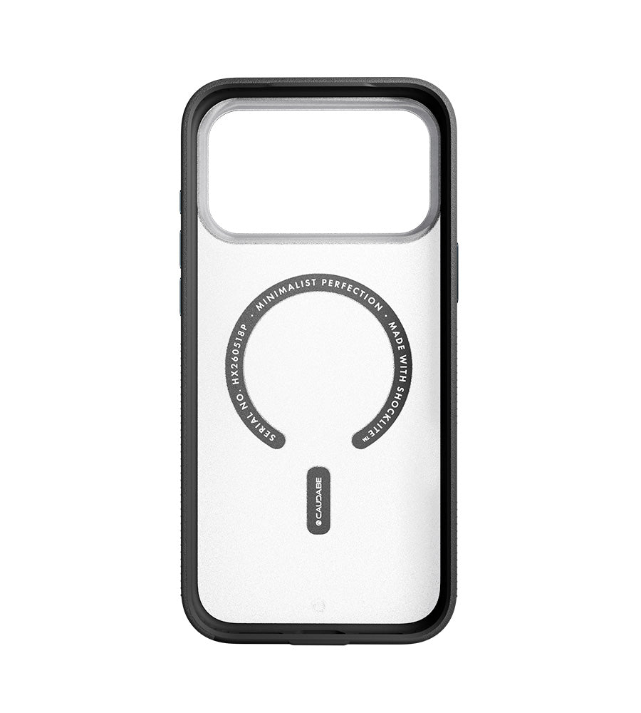 Synthesis Open Slim Case MagSafe iPhone 18 Pro Max 6.9 in Obsidian - Caudabe