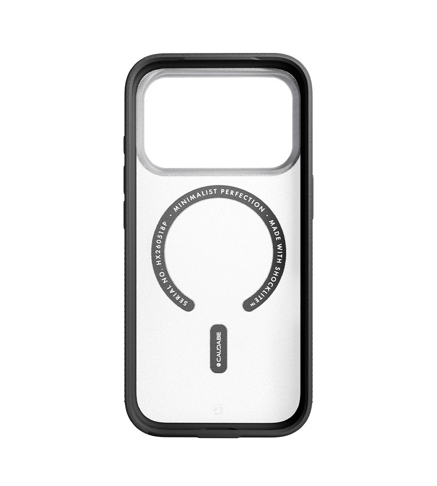 Synthesis Open Slim Case MagSafe iPhone 18 Pro 6.3 in Obsidian - Caudabe