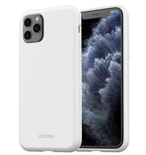 Araree Typo-Skin Silicone Case iPhone 11 White - Mac Addict