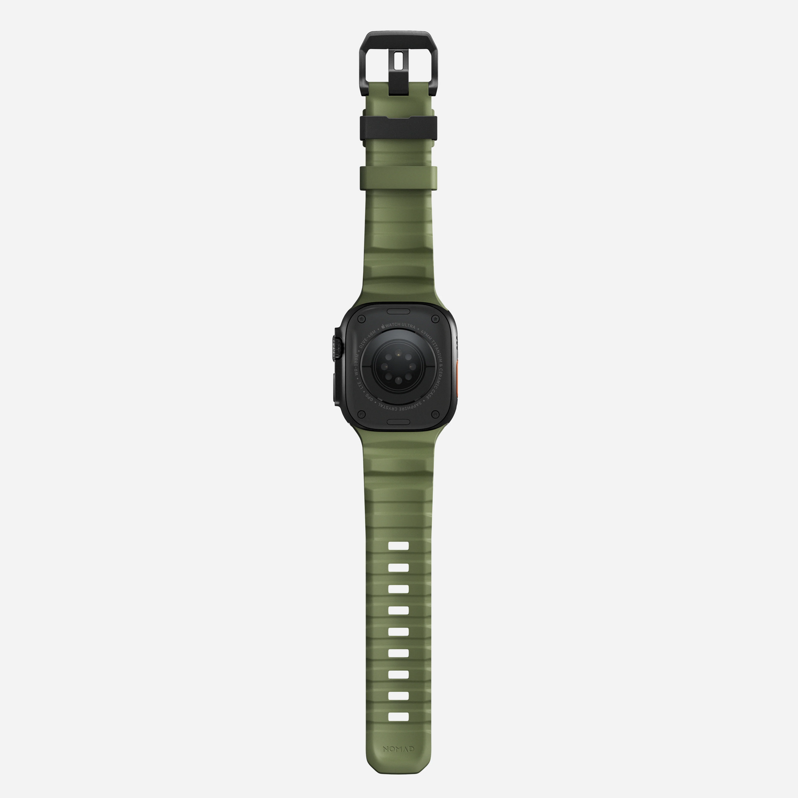 Nomad Rocky Point Band for Apple Watch 44-46-Ultra - Forest Green (Black Hardware)