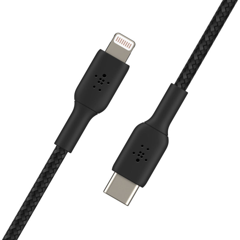 Belkin BoostCharge Braided USB-C to Lightning Cable 2m / 6.6ft - Black