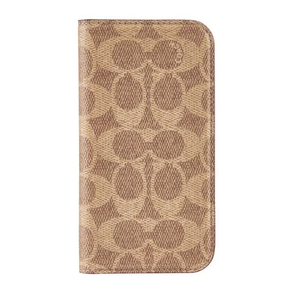 Coach Folio Case Signature for iPhone 16 Pro Max - Tan
