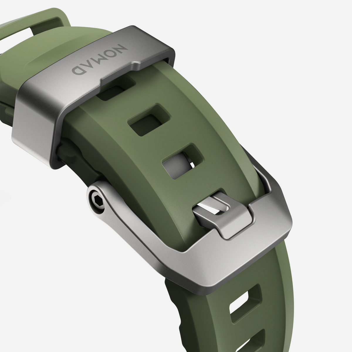 Nomad Rocky Point Band for Apple Watch 44-46-Ultra - Forest Green (Natural Hardware)