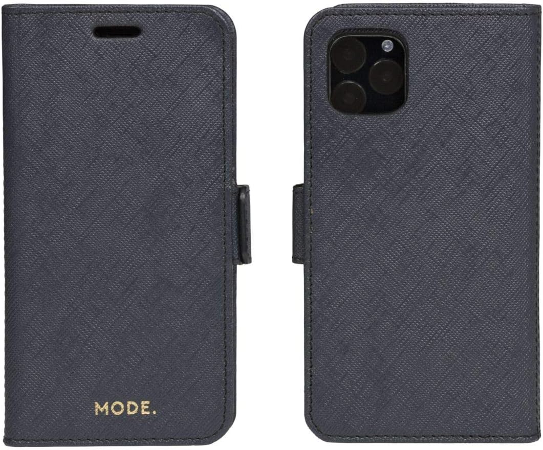 Dbramante1928 New York Leather Folio Case iPhone 11 Pro / X / XS -Night Black