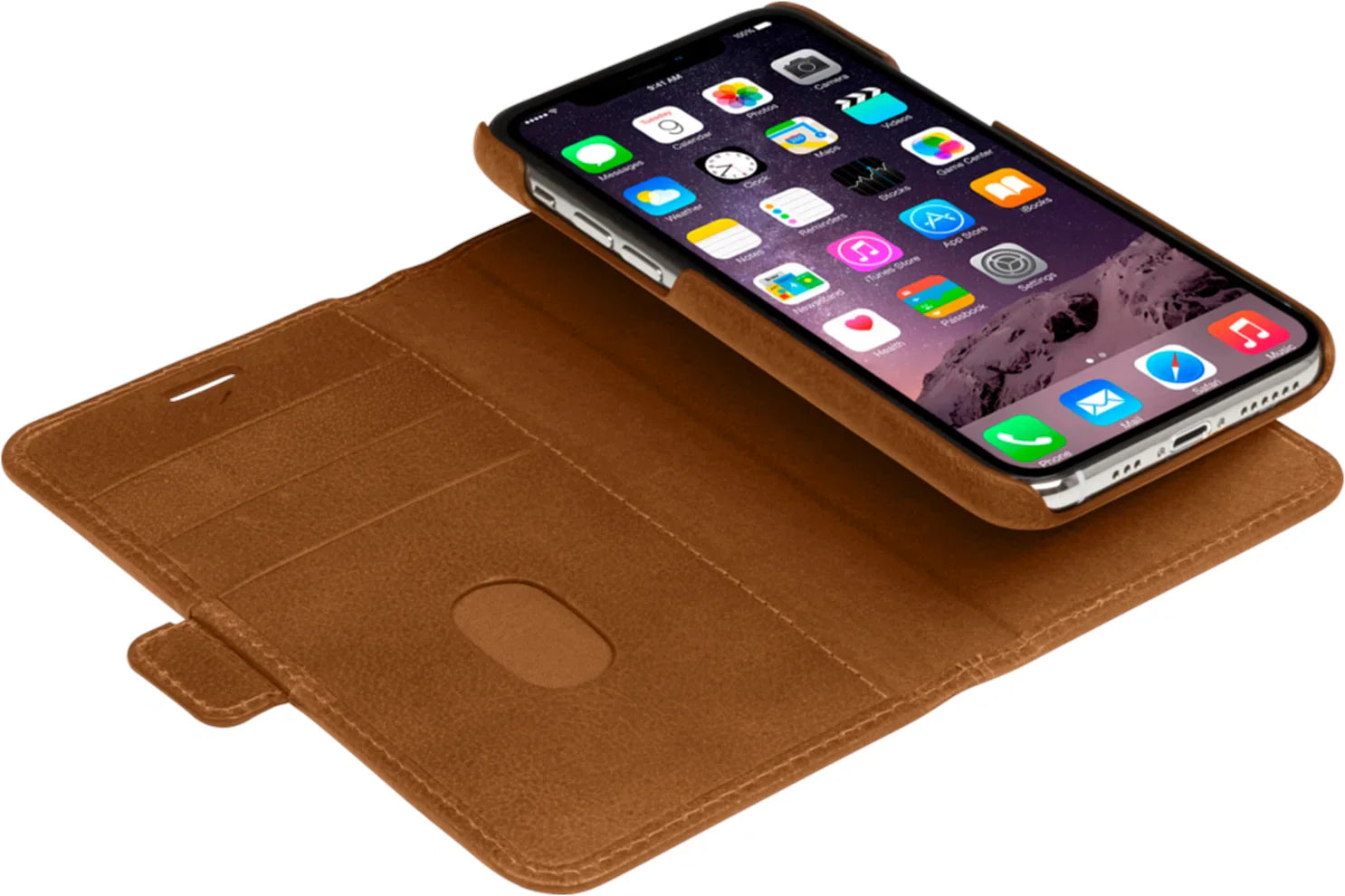 Dbramante1928 Lynge Leather Folio Case iPhone 11 Pro - Tan