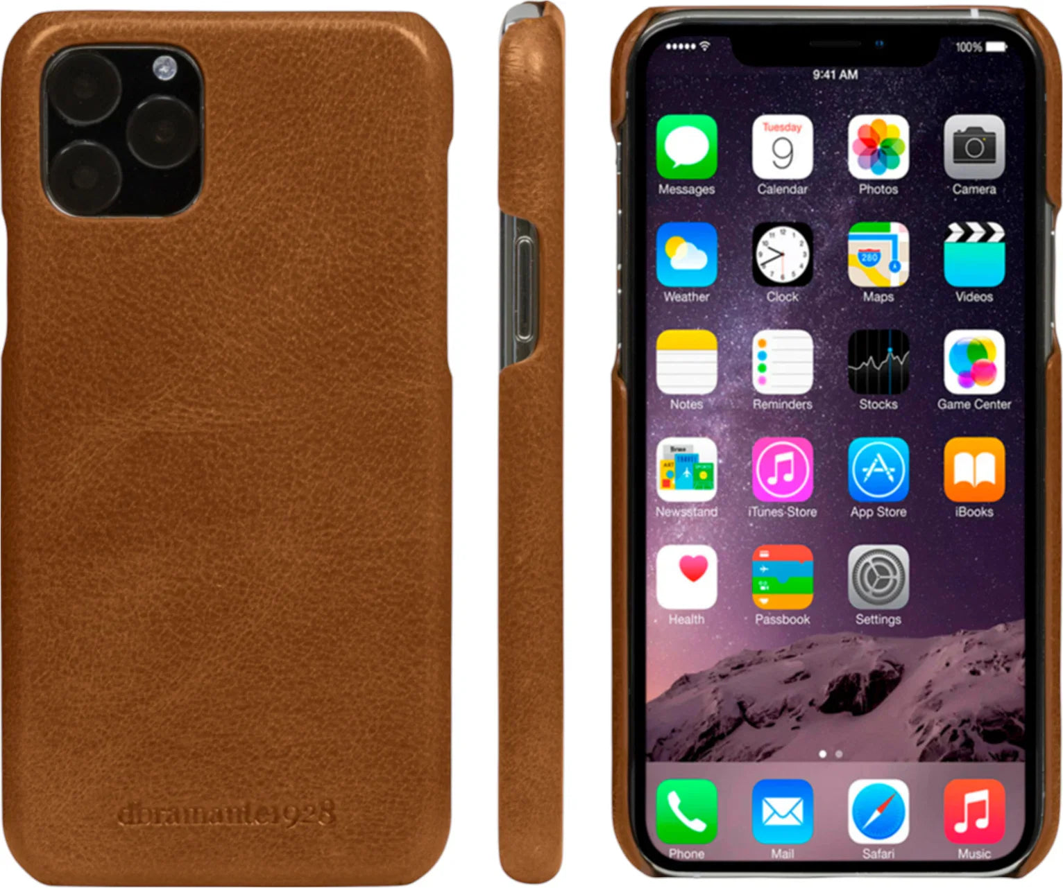 Dbramante1928 Lynge Leather Folio Case iPhone 11 Pro - Tan