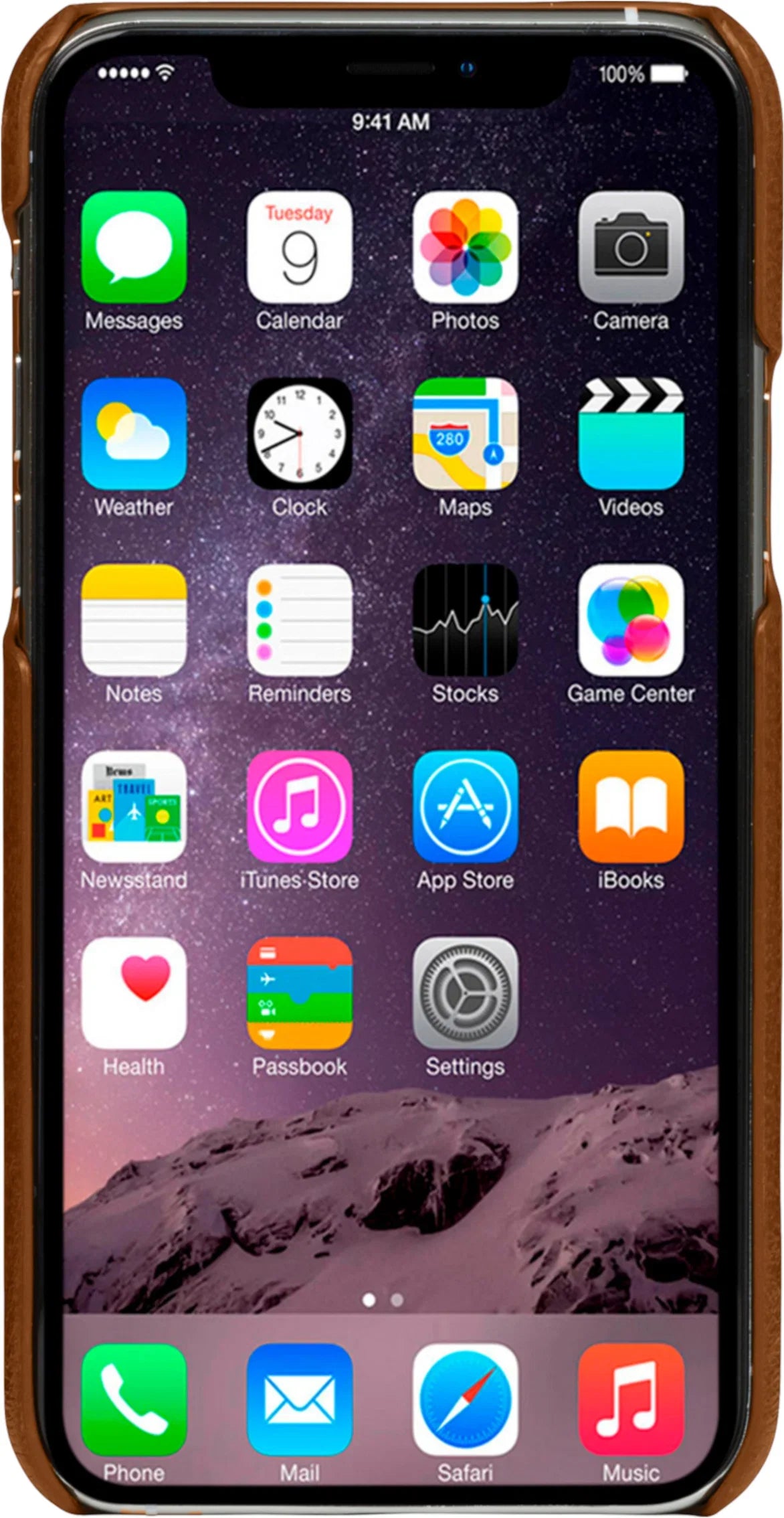 Dbramante1928 Lynge Leather Folio Case iPhone 11 Pro - Tan