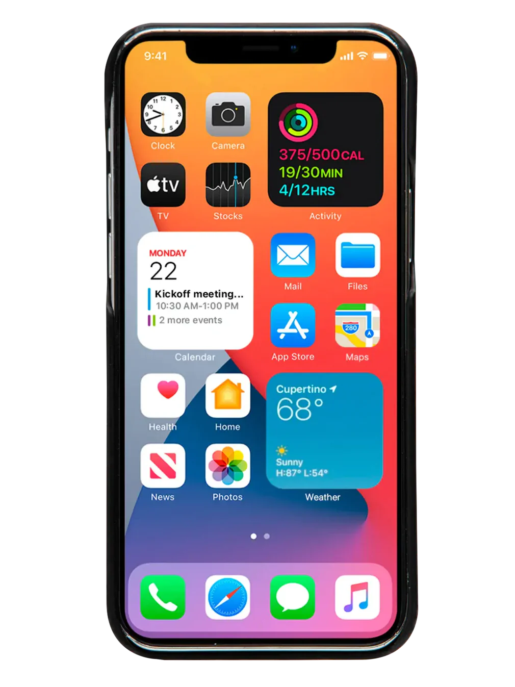 Dbramante1928 Lynge Leather Folio Case iPhone 12 / 12 Pro - Black