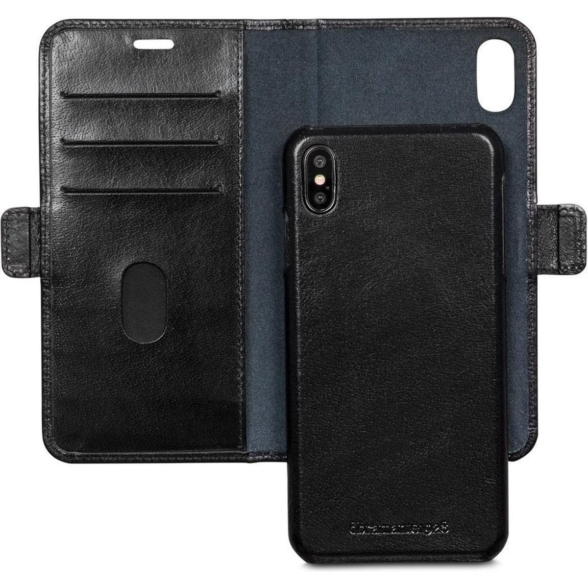 Dbramante1928 Lynge Leather Folio Case iPhone XS Max - Black