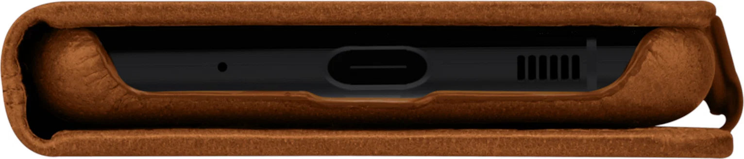 Dbramante1928 Lynge Leather Folio Case S20 Plus 6.7 inch - Tan