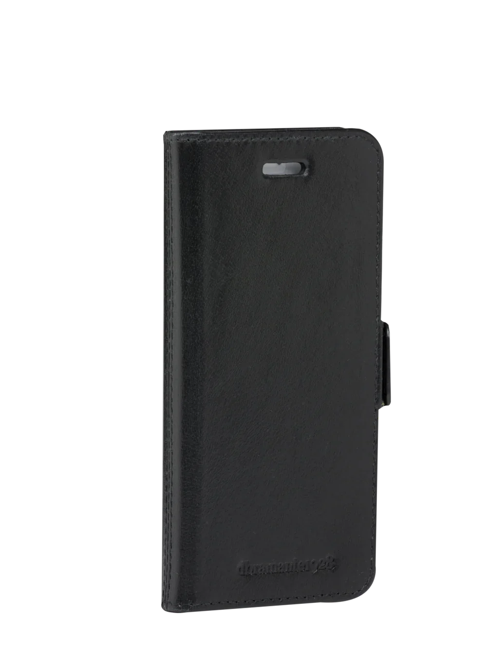 Dbramante1928 Lynge Leather Folio Case iPhone SE 3rd / 2nd / 8 / 7 Black - BONUS Screen Protector