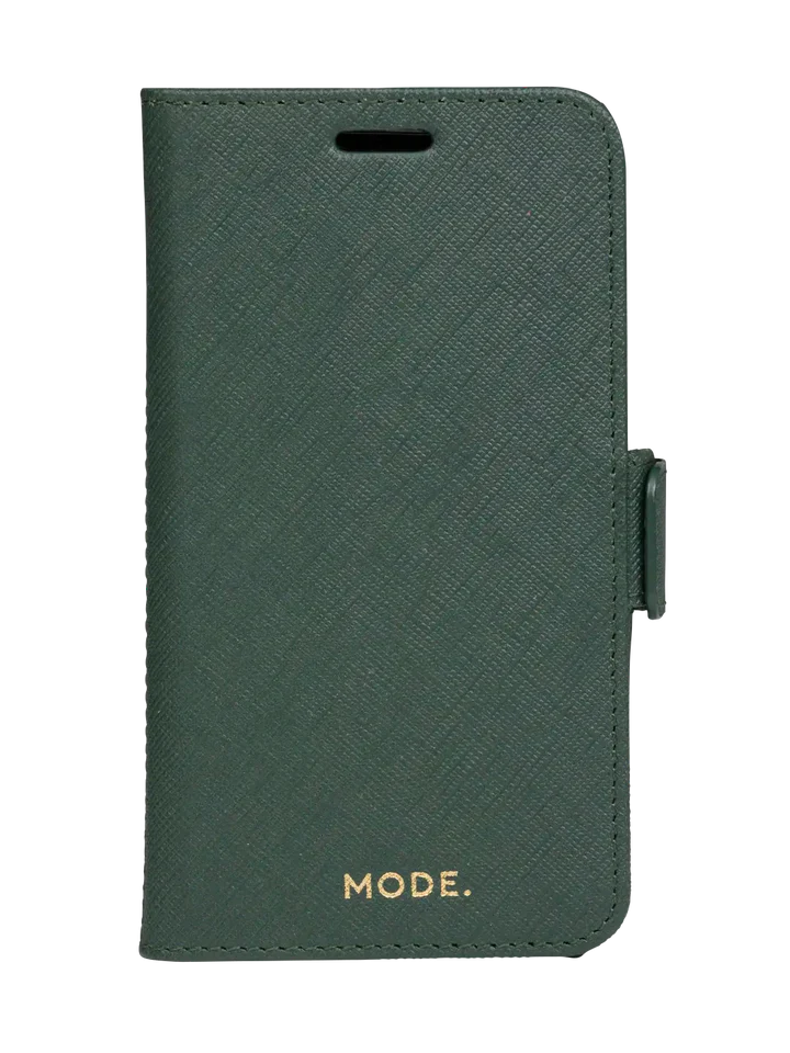 Dbramante1928 Milano Saffiano Leather Folio Case iPhone 11 Pro / X / XS - Evergreen