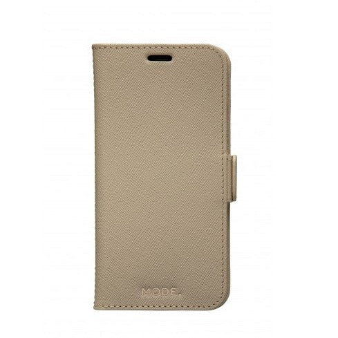 Dbramante1928 Milano Saffiano Leather Folio Case iPhone 12 / 12 Pro - Sahara Sand