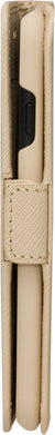 Dbramante1928 Milano Saffiano Leather Folio Case iPhone SE 3rd / 2nd / 8 / 7 - Sahara Sand