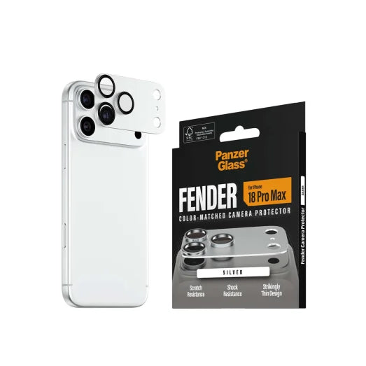 PanzerGlass Fender Camera Lens Protector for iPhone 18 Pro Max 6.9 - Silver