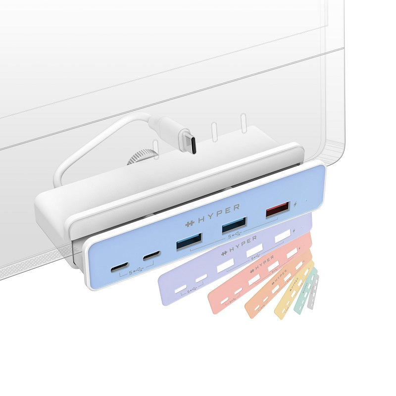 HyperDrive 5-in-1 USB-C Clamp Hub For iMac 24"