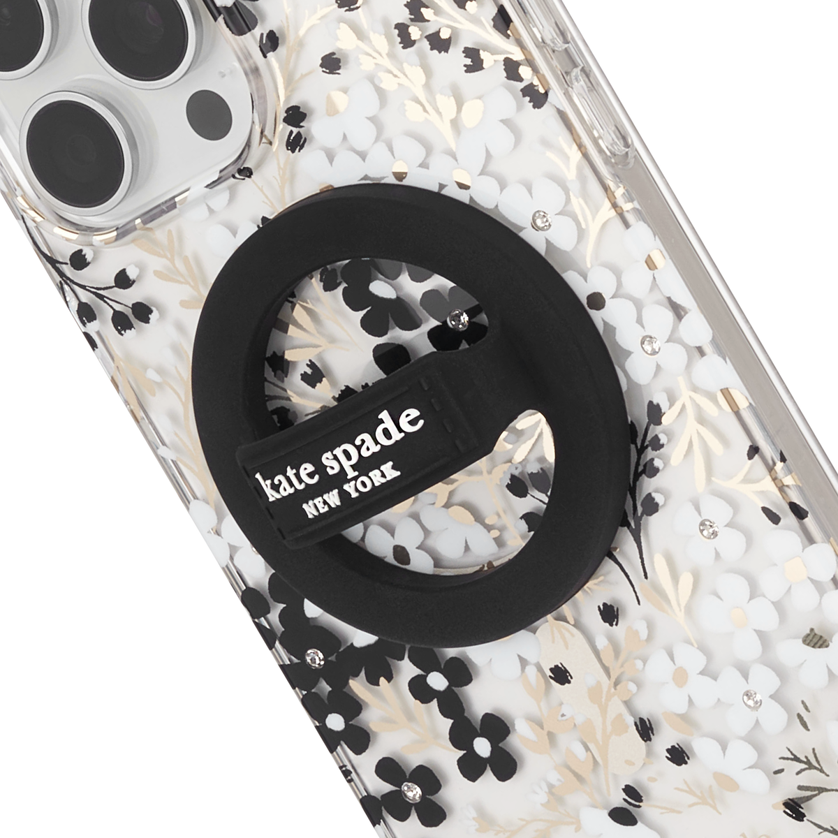 Kate Spade Magnetic Loop Grip For MagSafe - Black