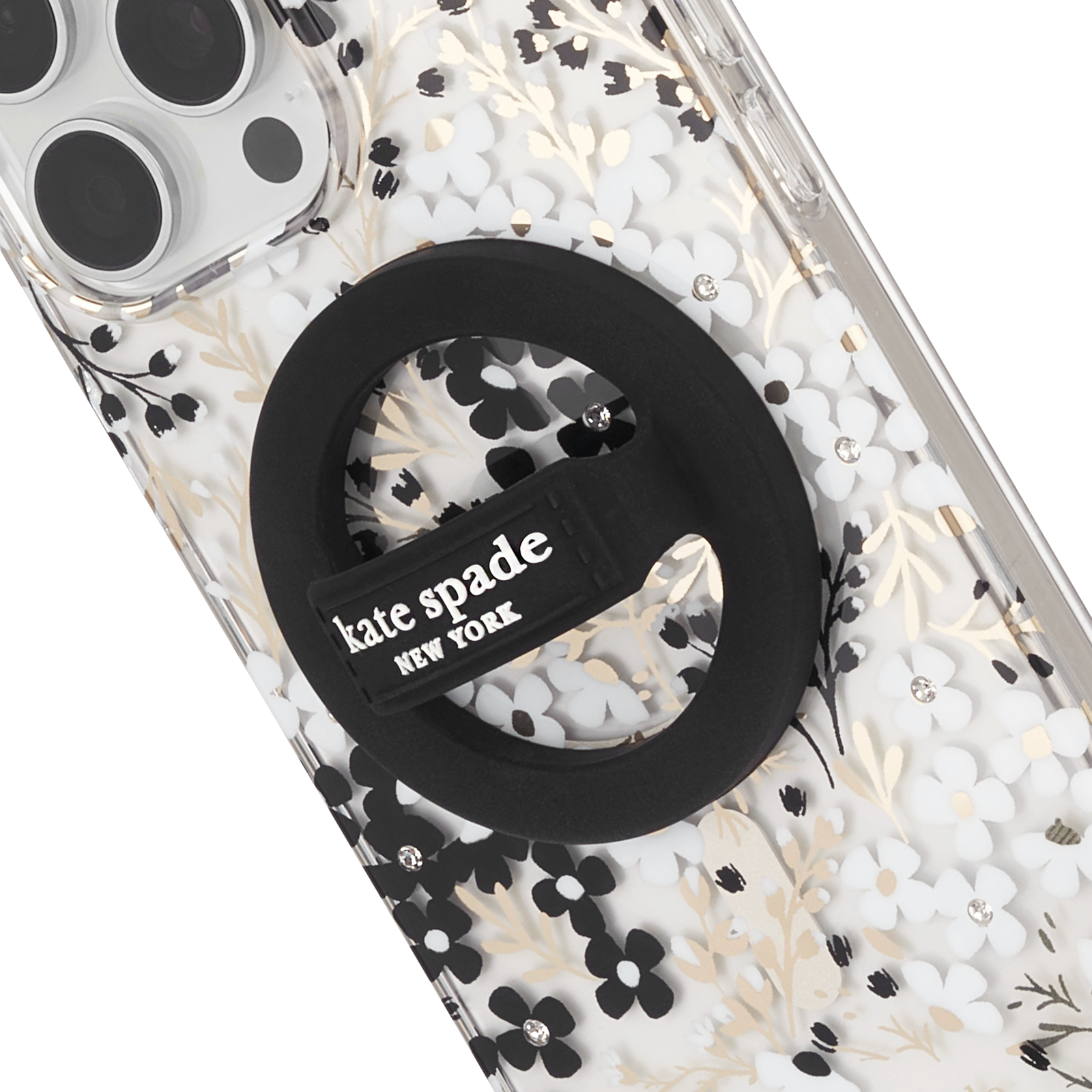 Kate Spade Magnetic Loop Grip For MagSafe - Black