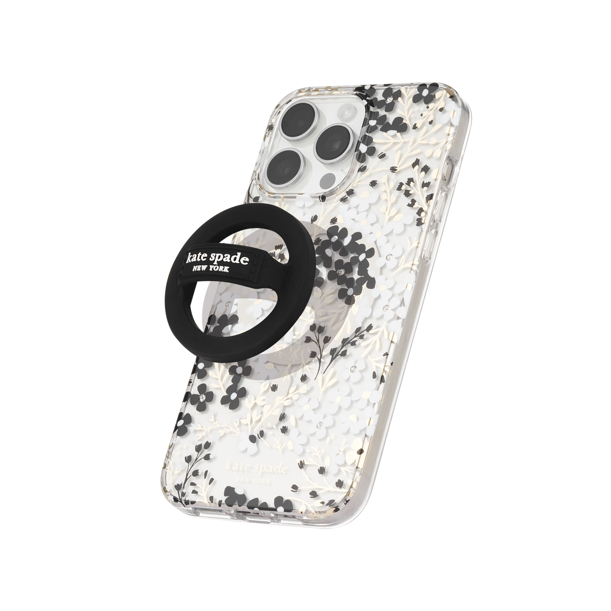 Kate Spade Magnetic Loop Grip For MagSafe - Black