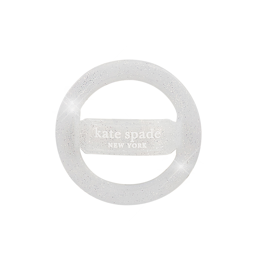 Kate Spade Magnetic Loop Grip For MagSafe - Sparkle Silver