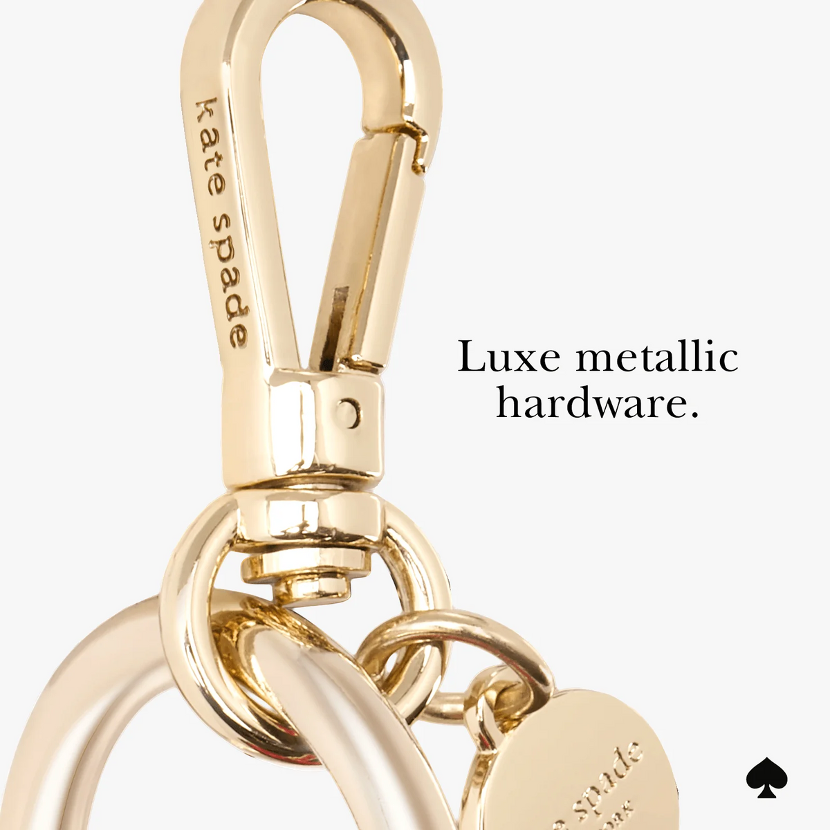 Kate Spade Heart Charm Keychain for AirTag - Mac Addict