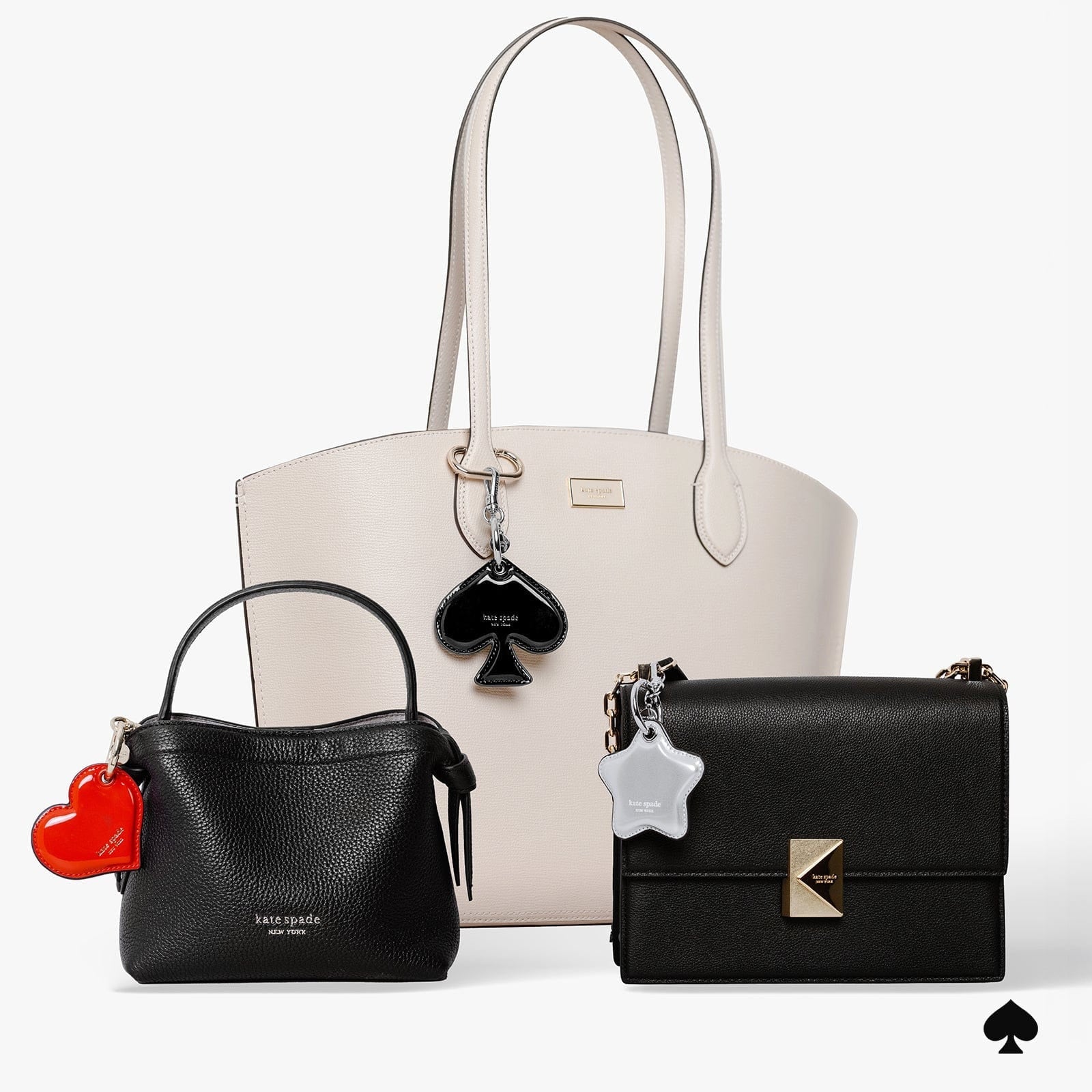 Kate Spade Keychain Spade Charm for AirTag - Mac Addict
