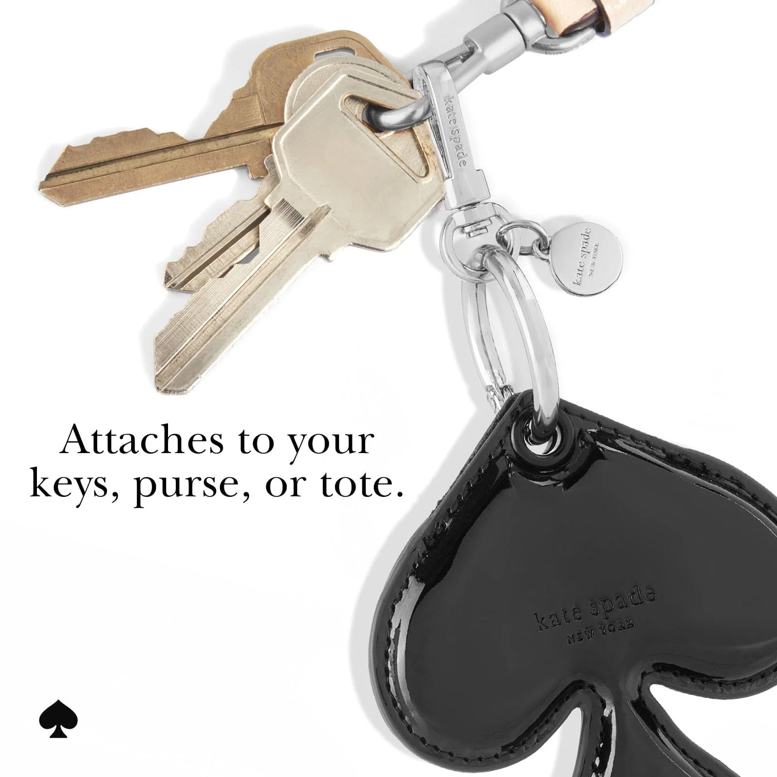 Kate Spade Keychain Spade Charm for AirTag - Mac Addict