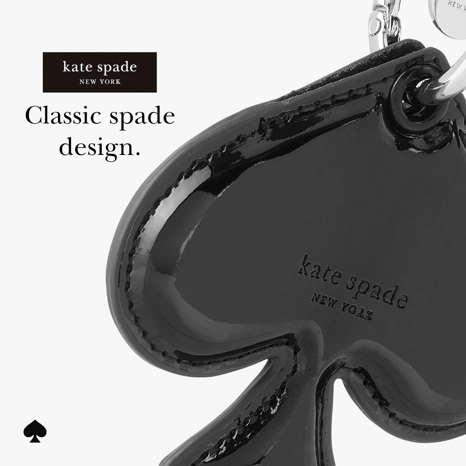 Kate Spade Keychain Spade Charm for AirTag - Mac Addict