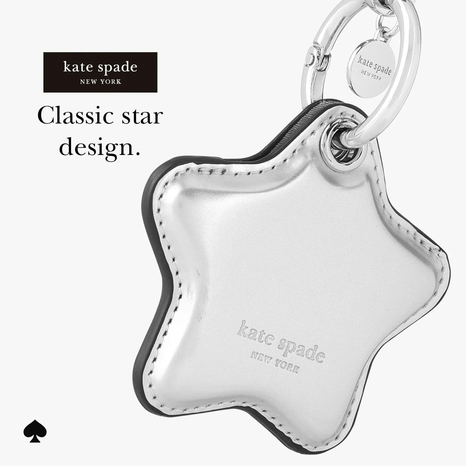Kate Spade Star Charm Keychain for AirTag - Mac Addict