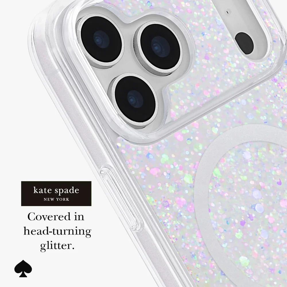 Chunky Glitter MagSafe Case for iPhone 18 Pro 6.3 in Glitter - Kate Spade