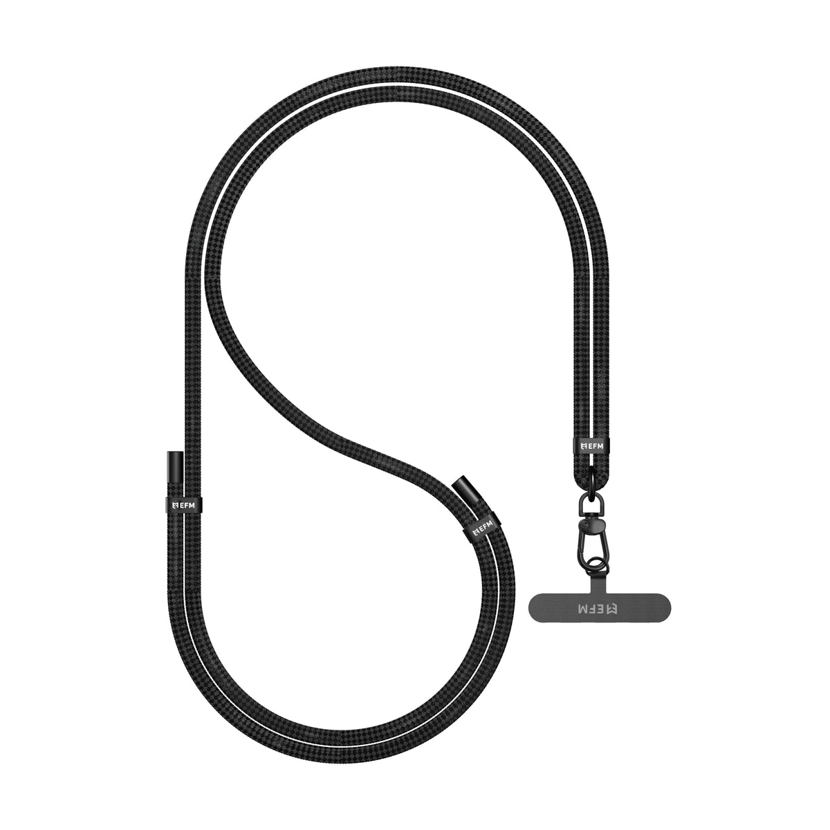 Go Crossbody Lanyard for Smart Phone by EFM - Black